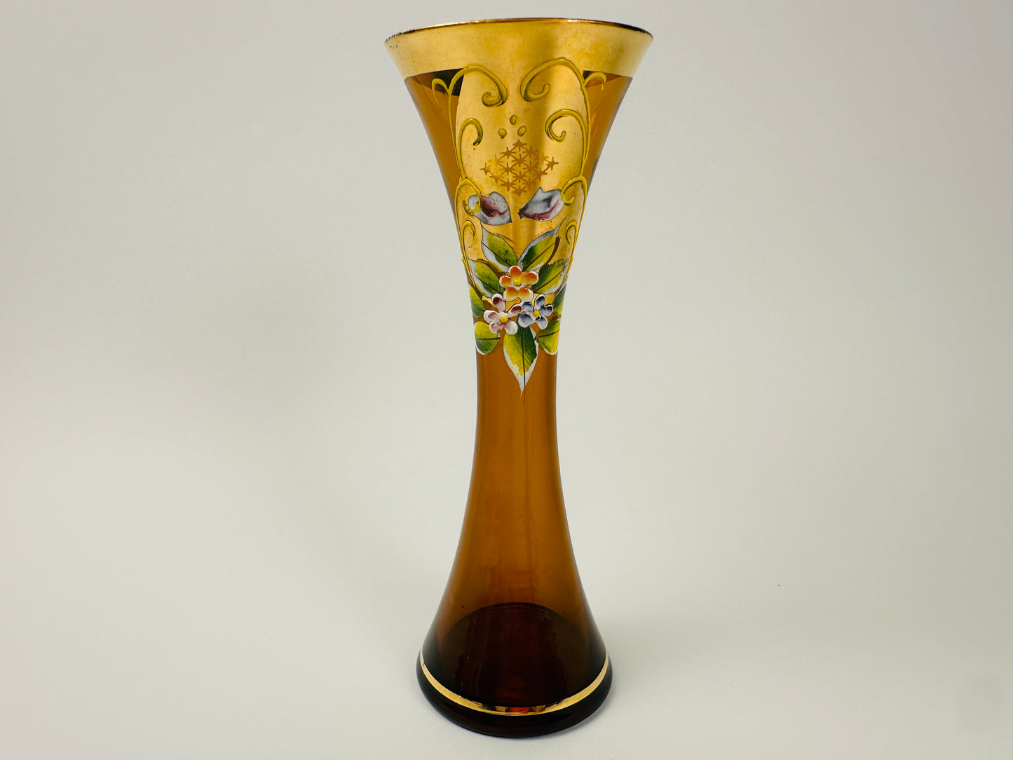 Amber Bohemian Vase