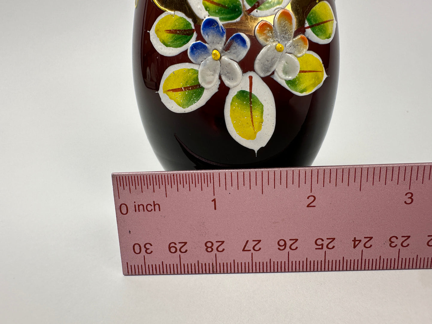 Plum Bohemian Vase