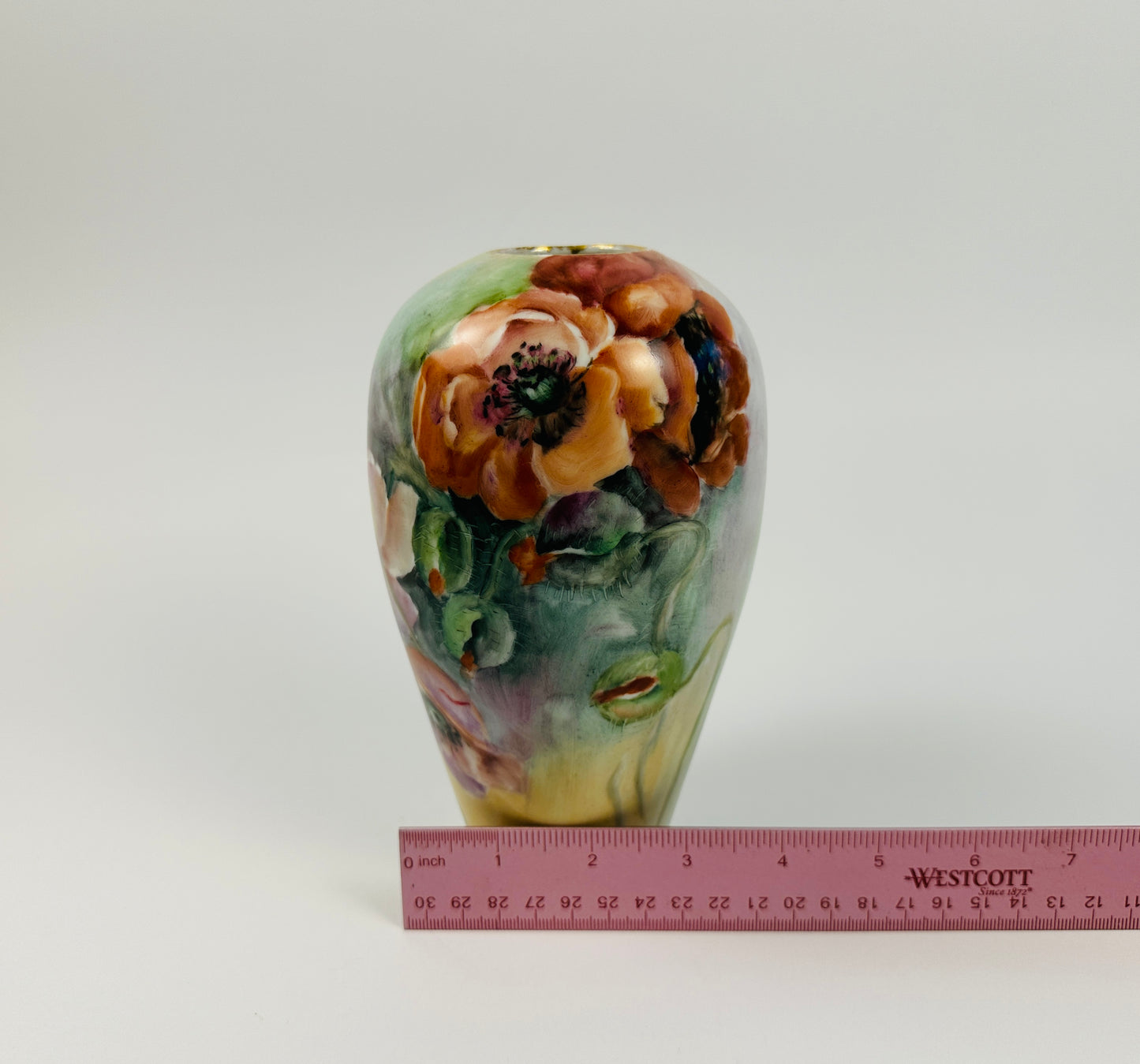 Handpainted Floral Vase