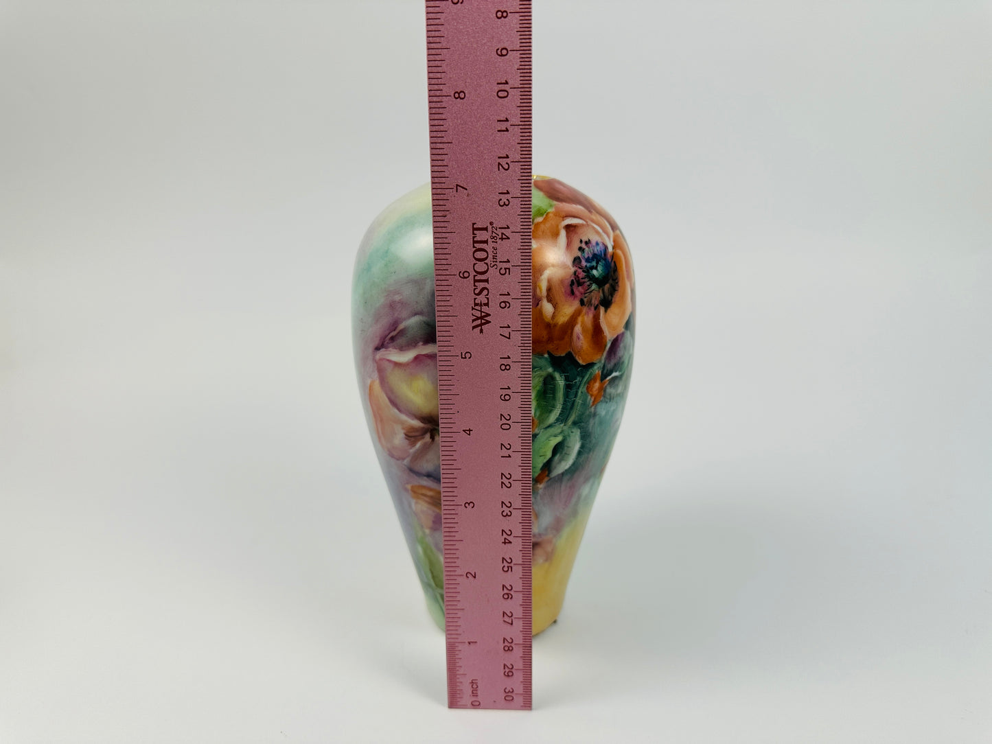 Handpainted Floral Vase