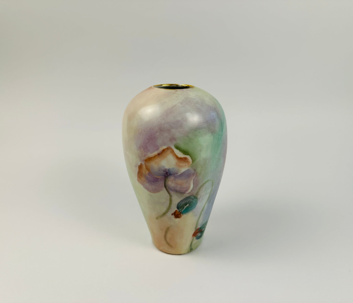 Handpainted Floral Vase