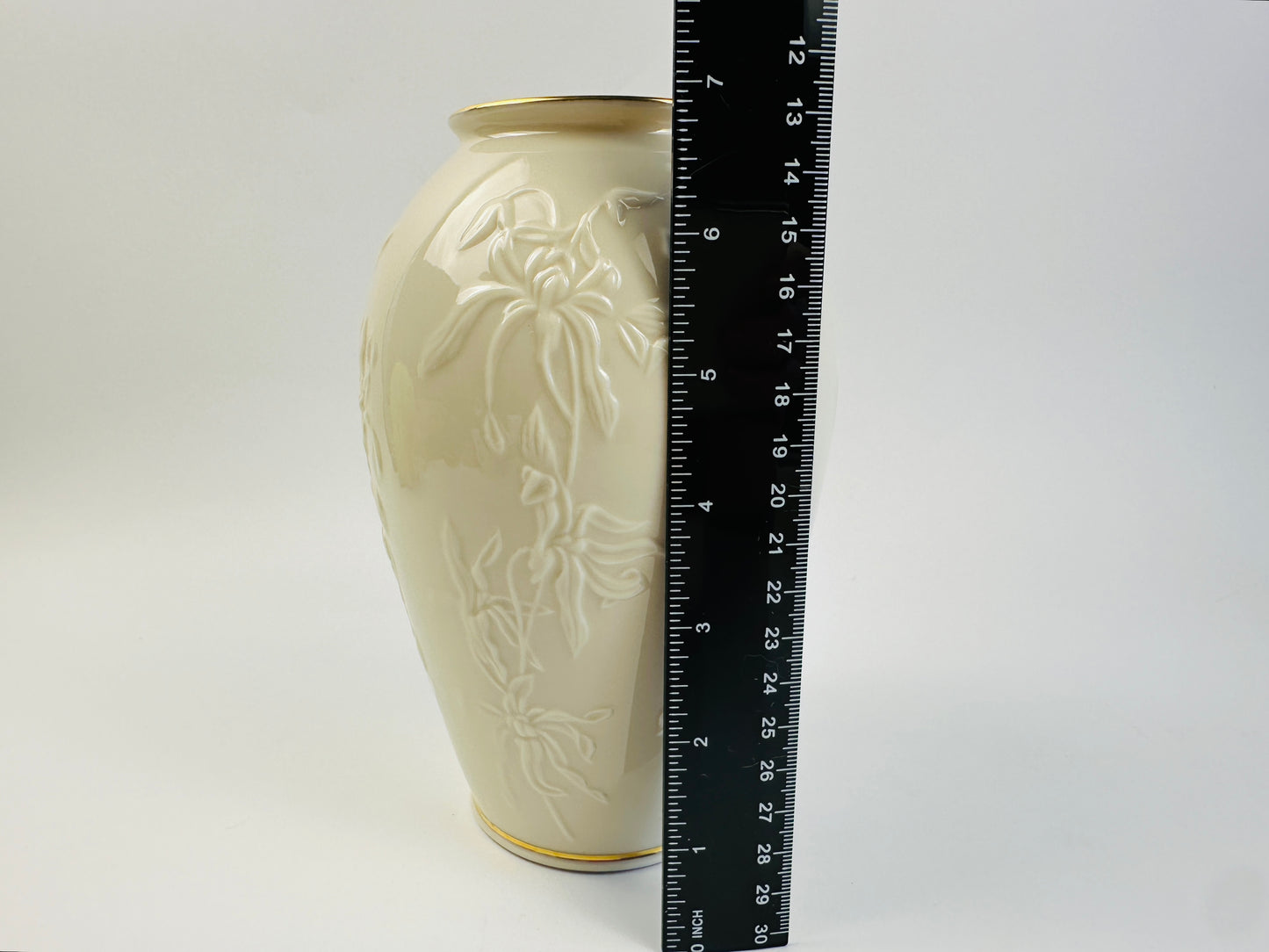 Lenox Cream Iris Vase