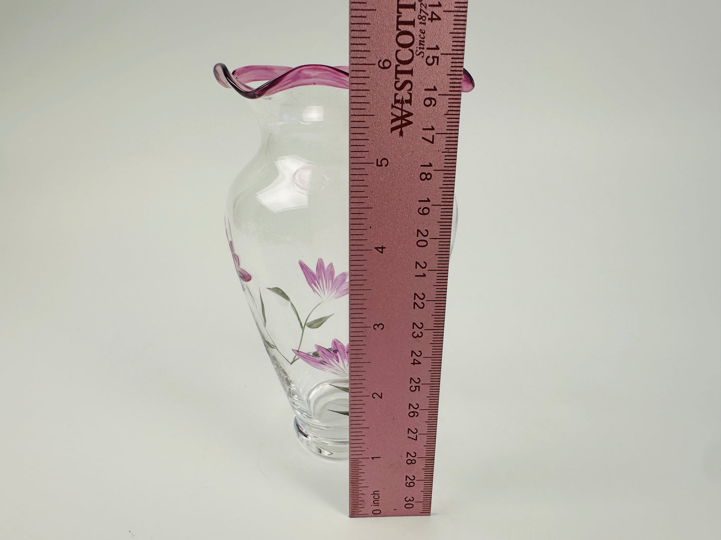 Lenox Purple Floral Vase