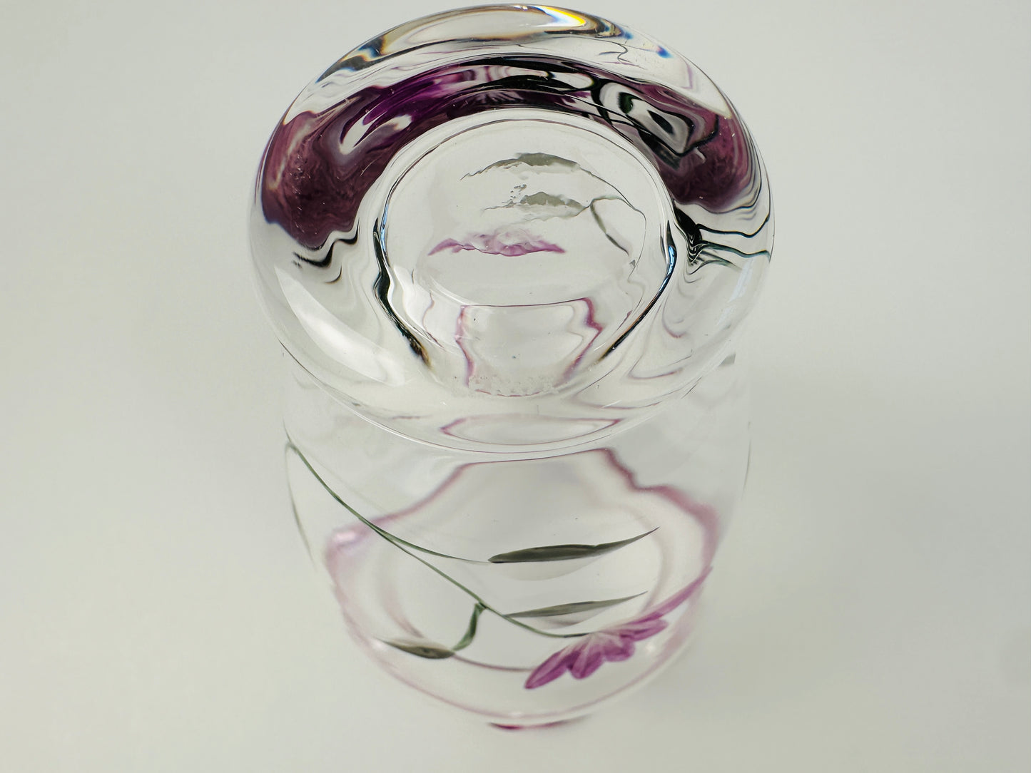Lenox Purple Floral Vase