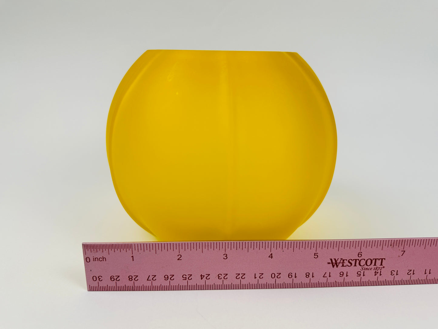 Yellow Rose Bowl Vase