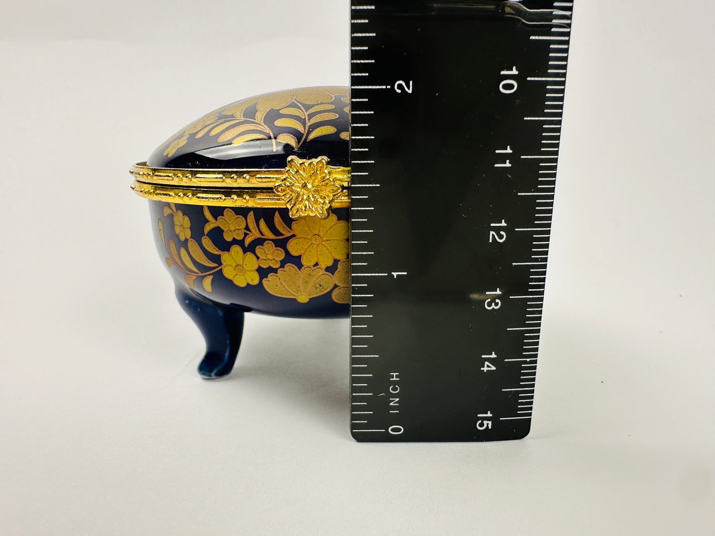 Blue & Gold Ring & Trinket Holder
