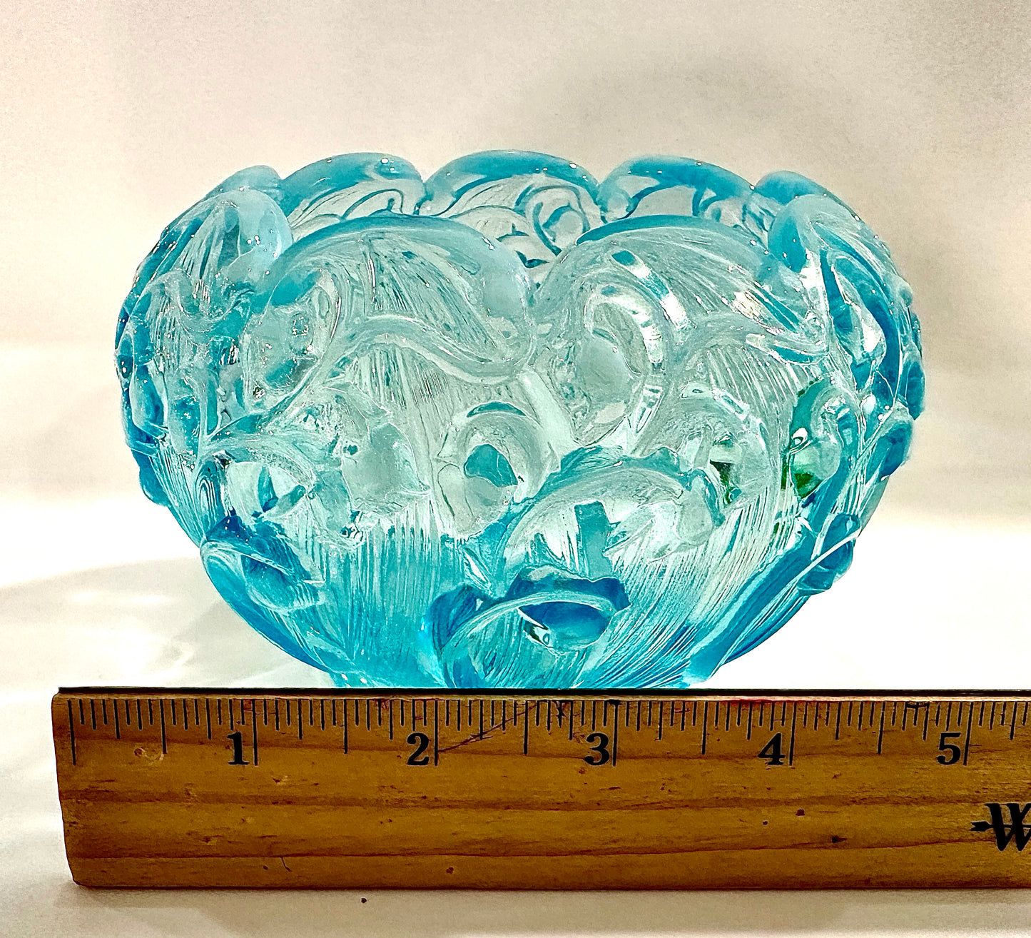 Turquoise Rose Bowl