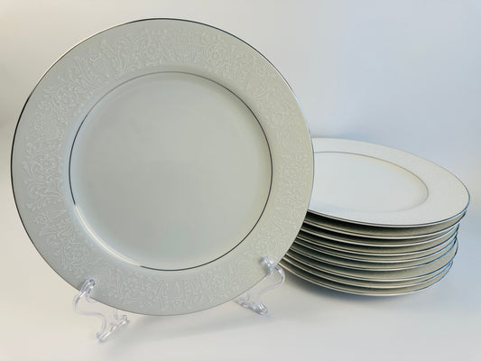Crown Victoria Lovelace Dinner Plates Set of Ten