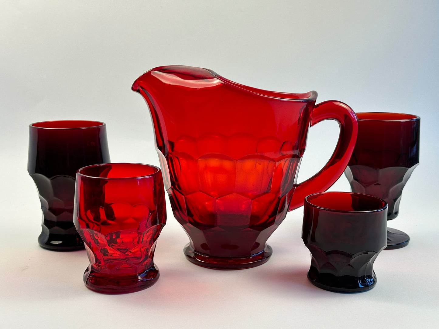 Mosser Georgian Glass Pitcher
