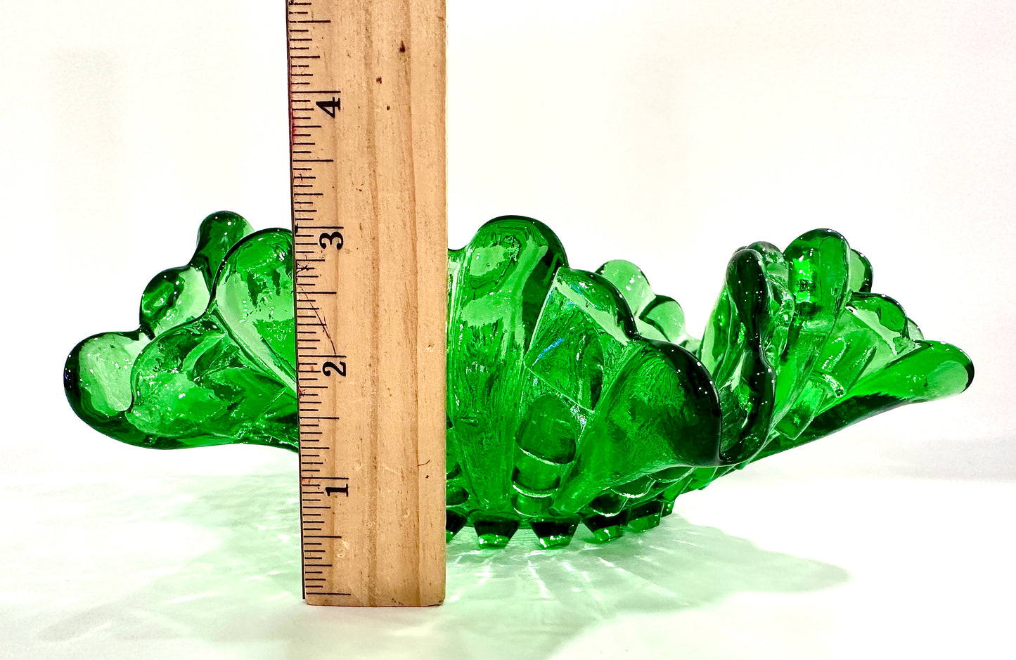 Emerald Green Textured Art Bowl