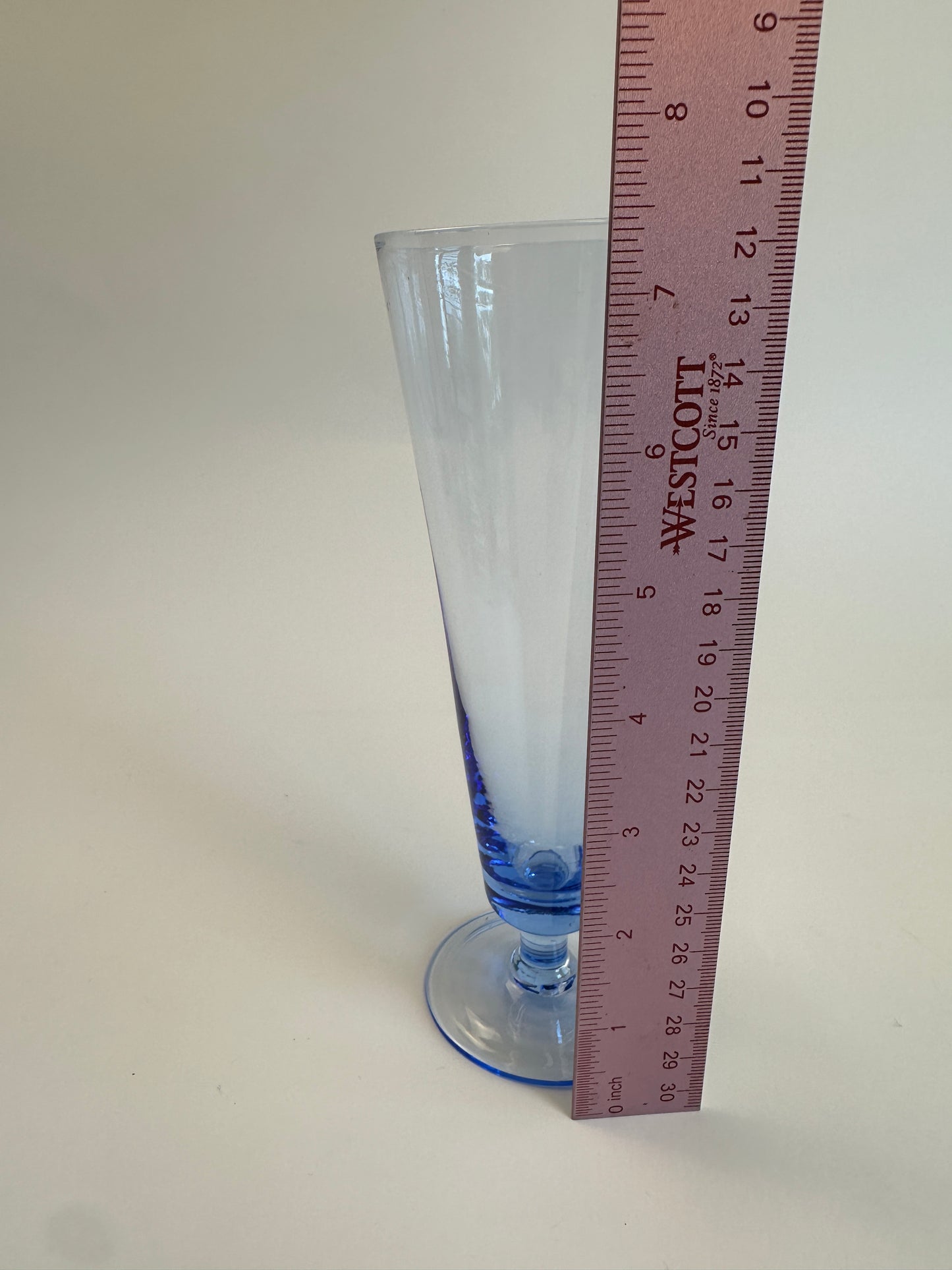 Blue Sling Glasses Set of Seven