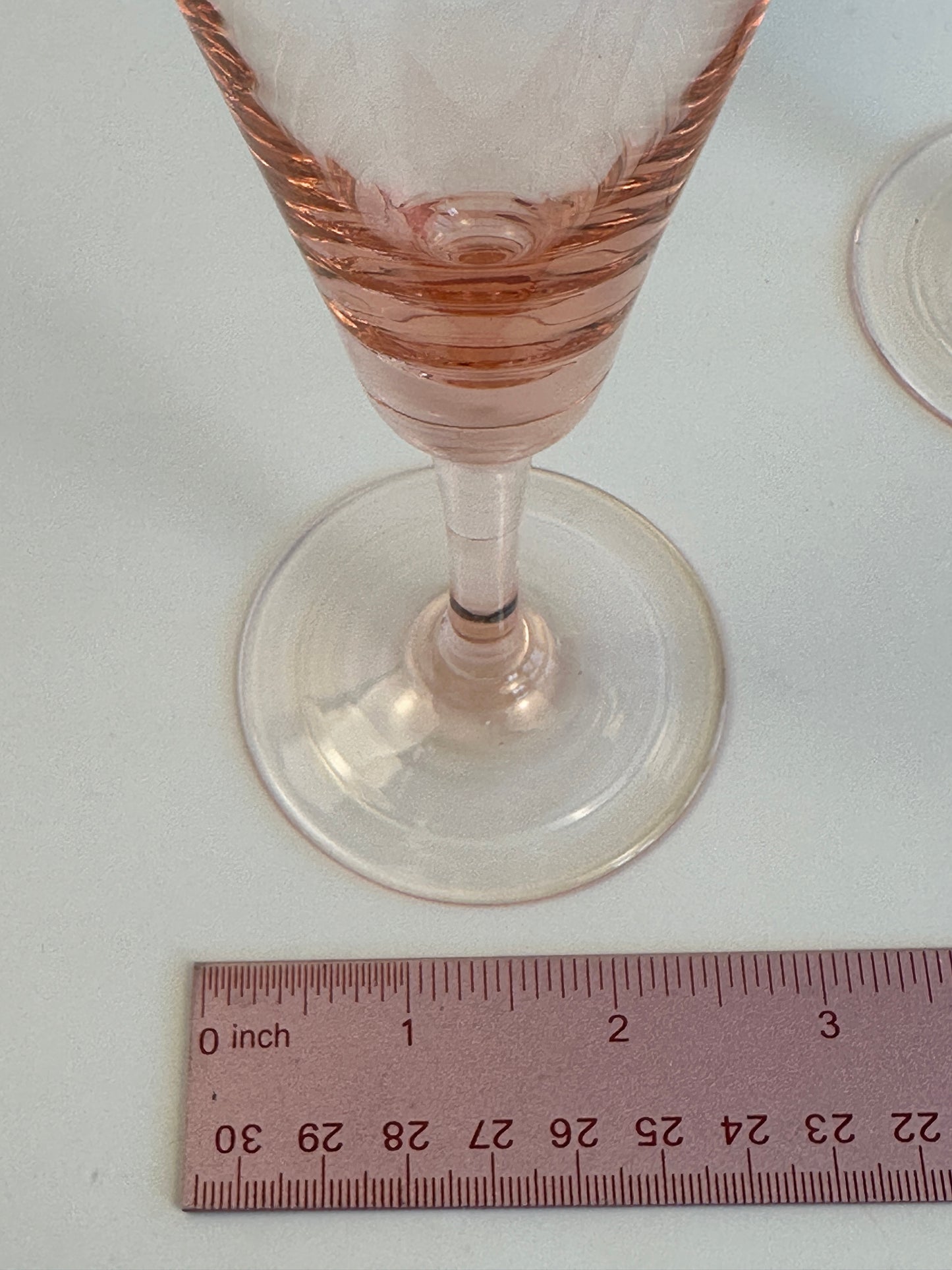 Pink Champagne Glasses Set of Eight