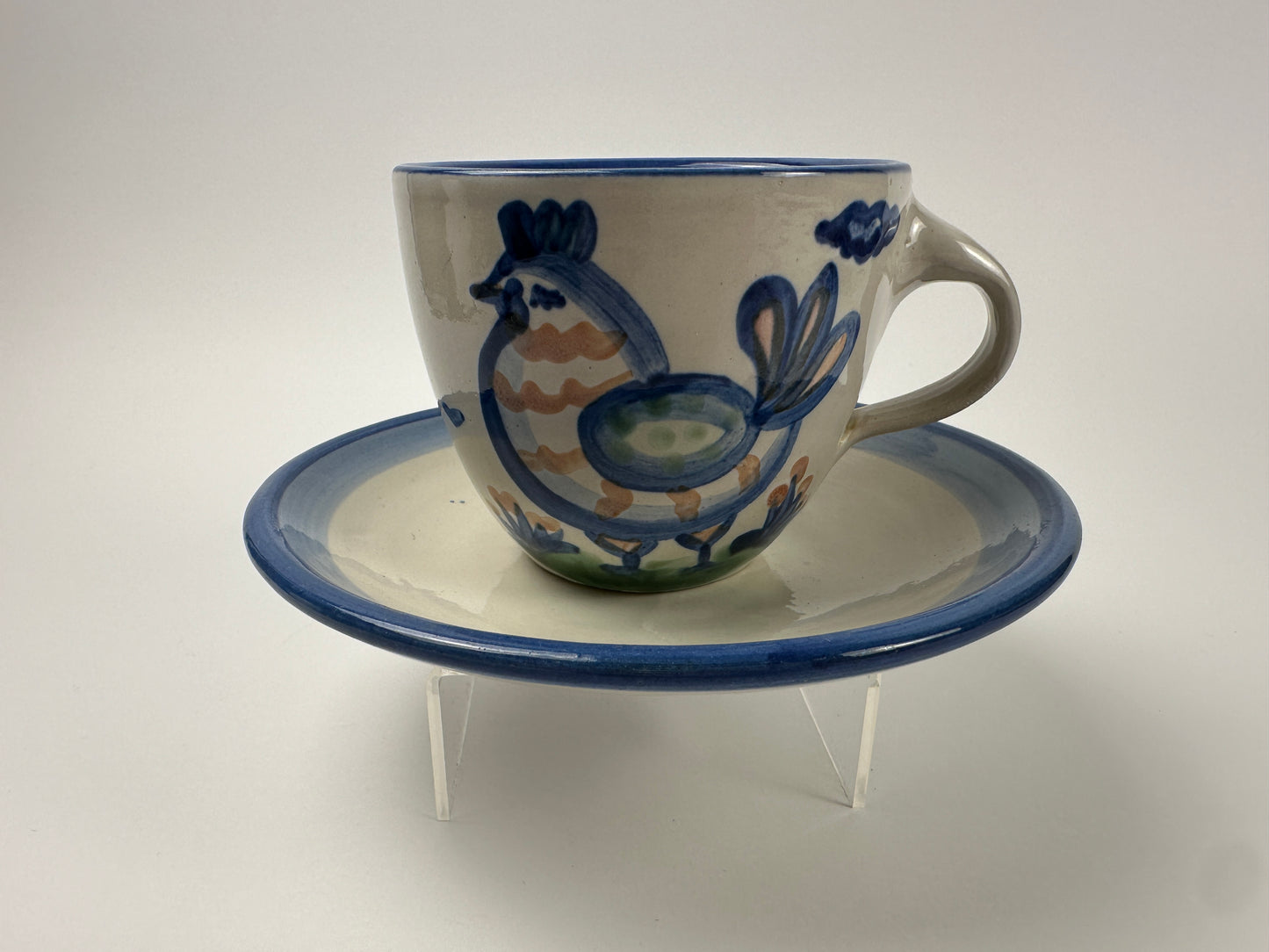 M A Hadley Chicken Cup & Saucer