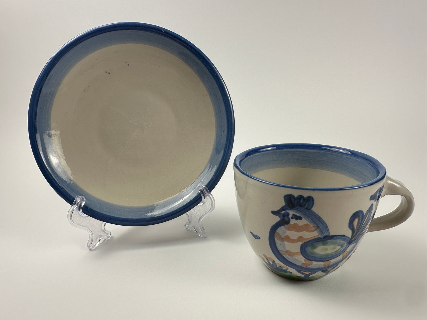 M A Hadley Chicken Cup & Saucer