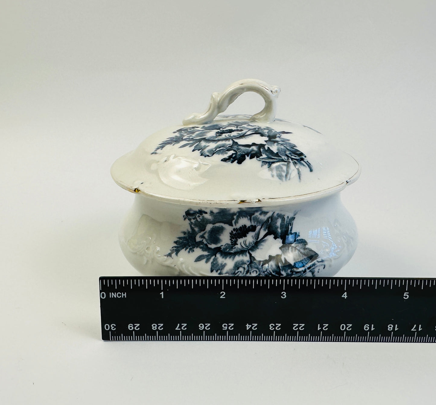 Knowles Blue & White Creamer