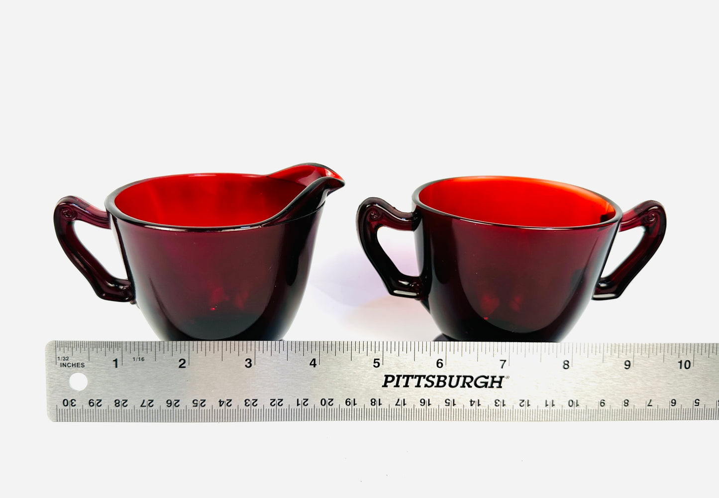 Red Sugar Creamer Set