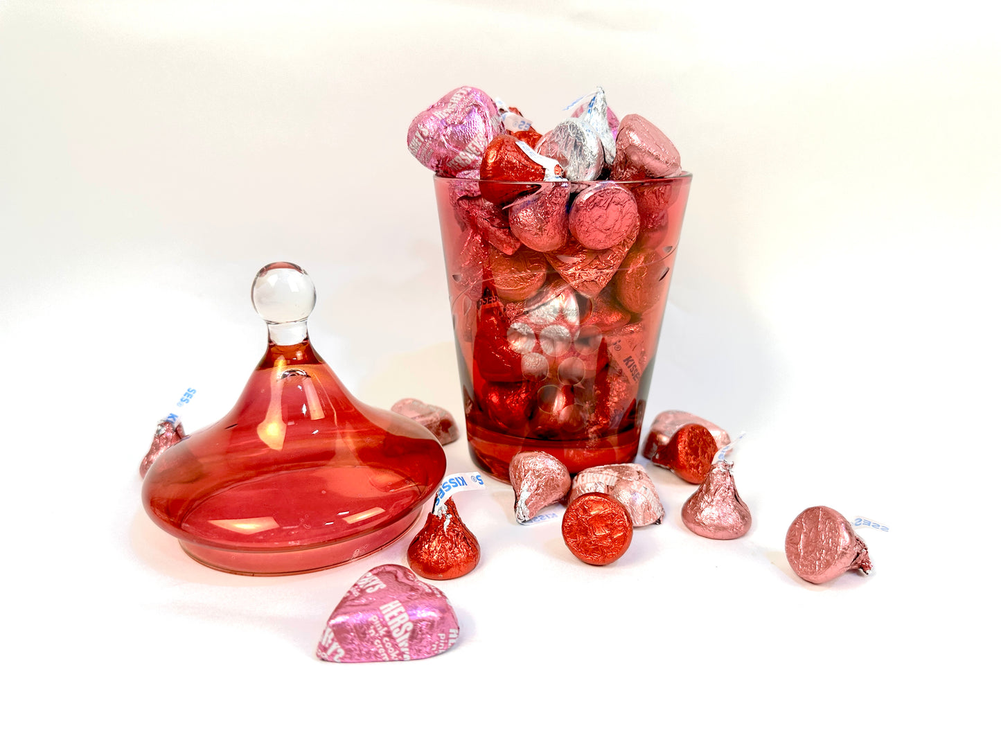 Vintage Etched Candy Jar