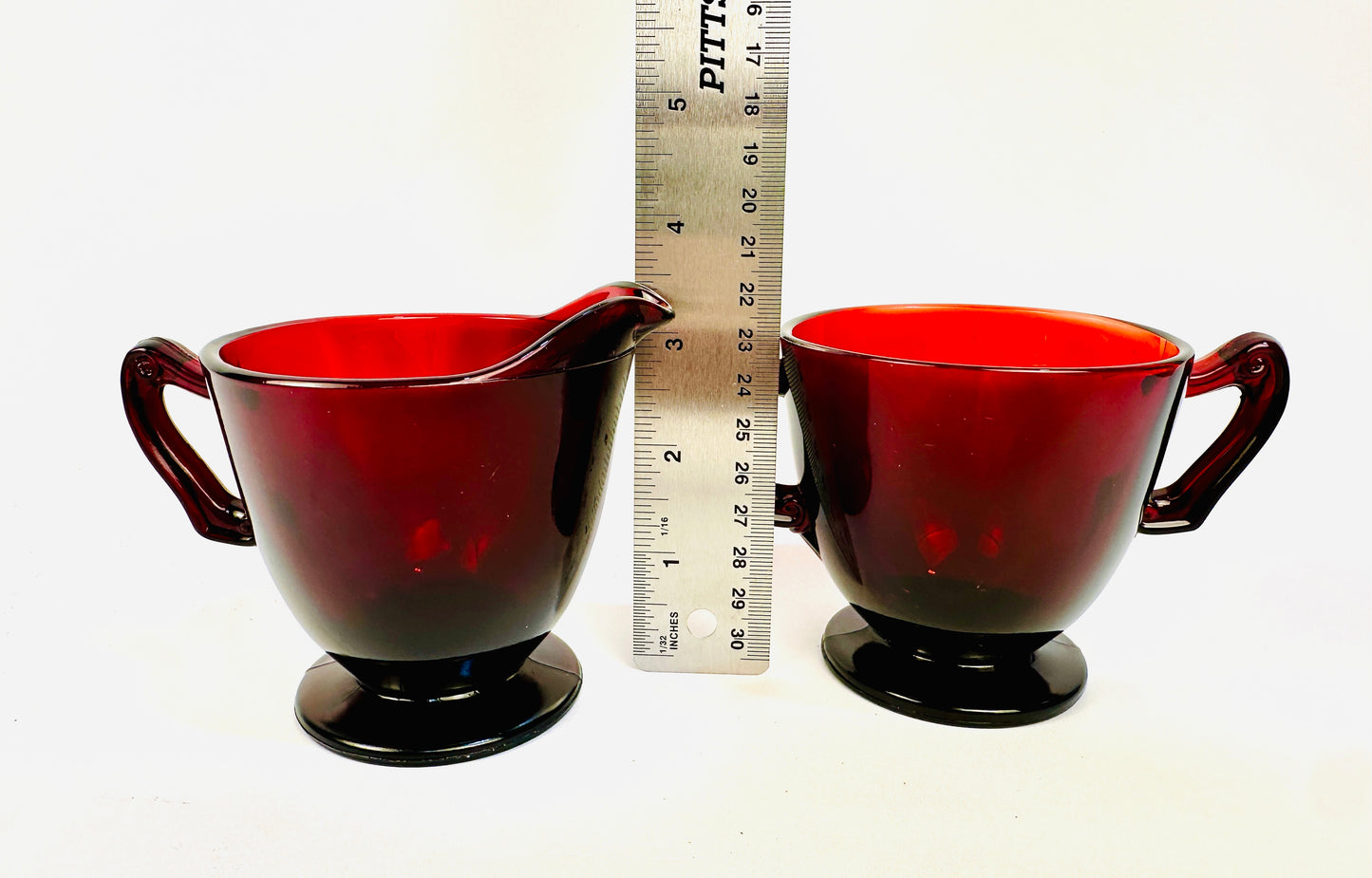Red Sugar Creamer Set