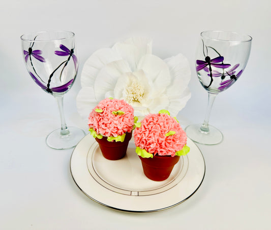 Dragonfly Wine Glass Set of 4
