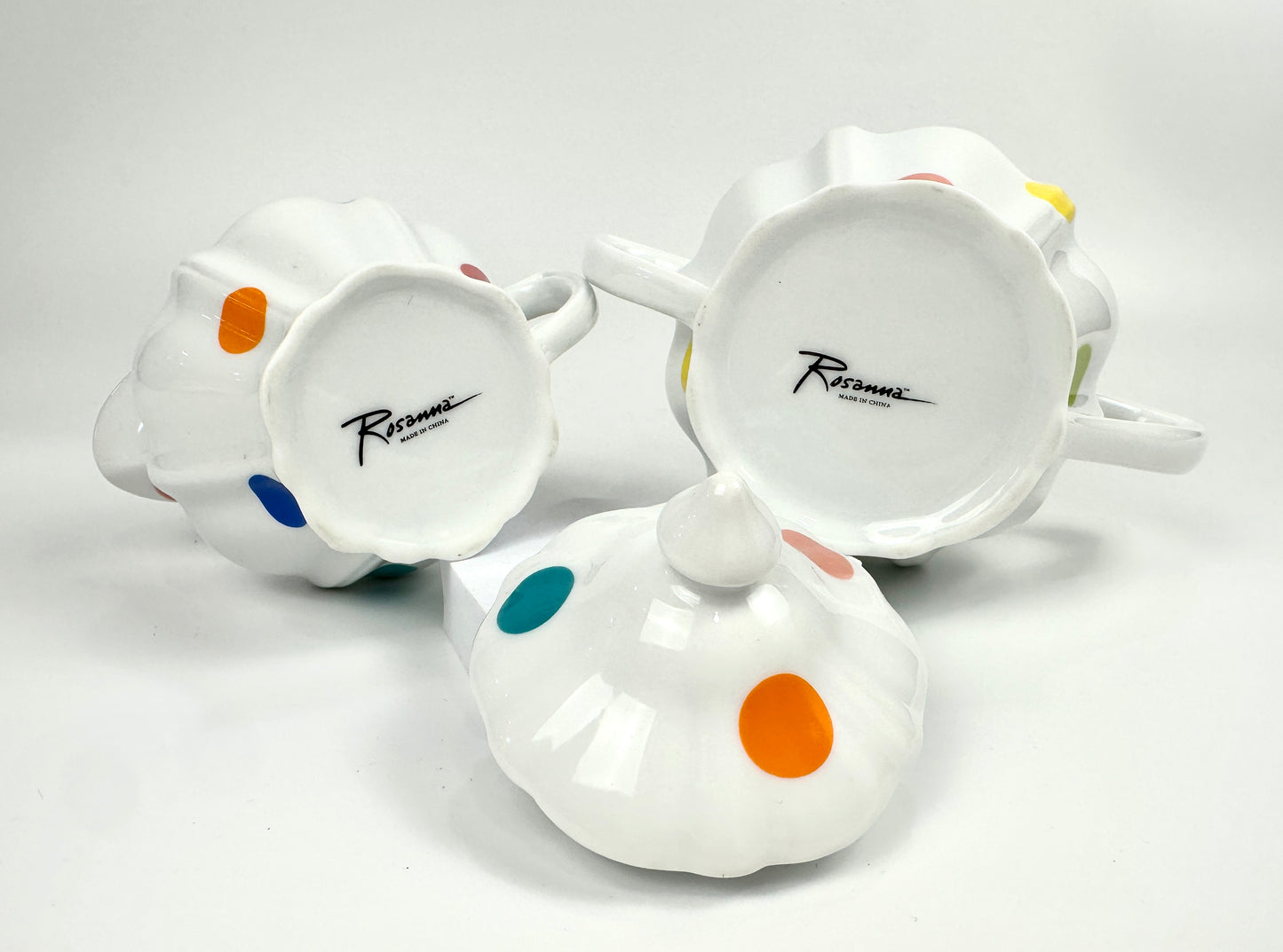 Spring Dots Creamer & Lidded Sugar Set