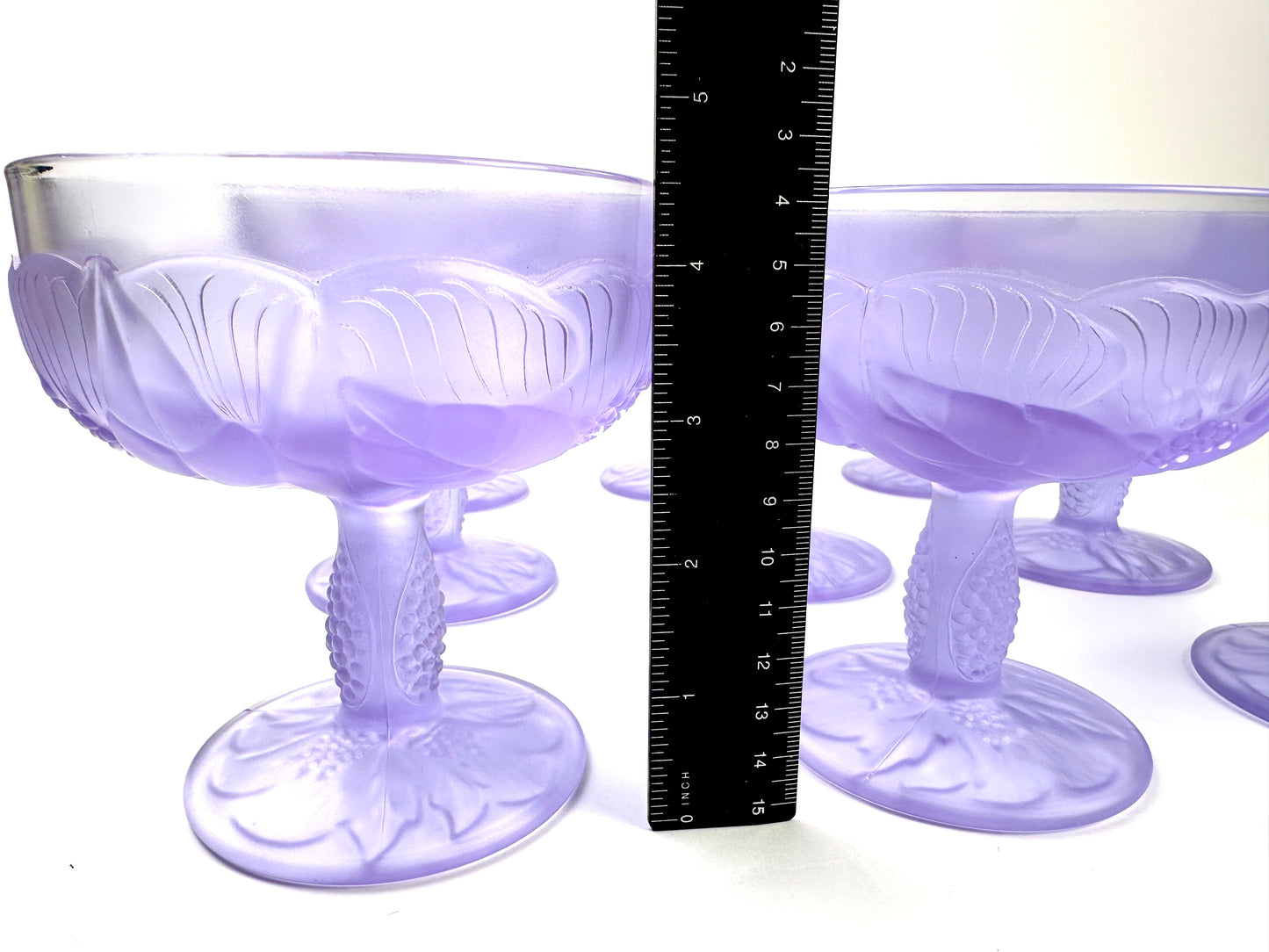 Vintage Dessert / Couple Glasses