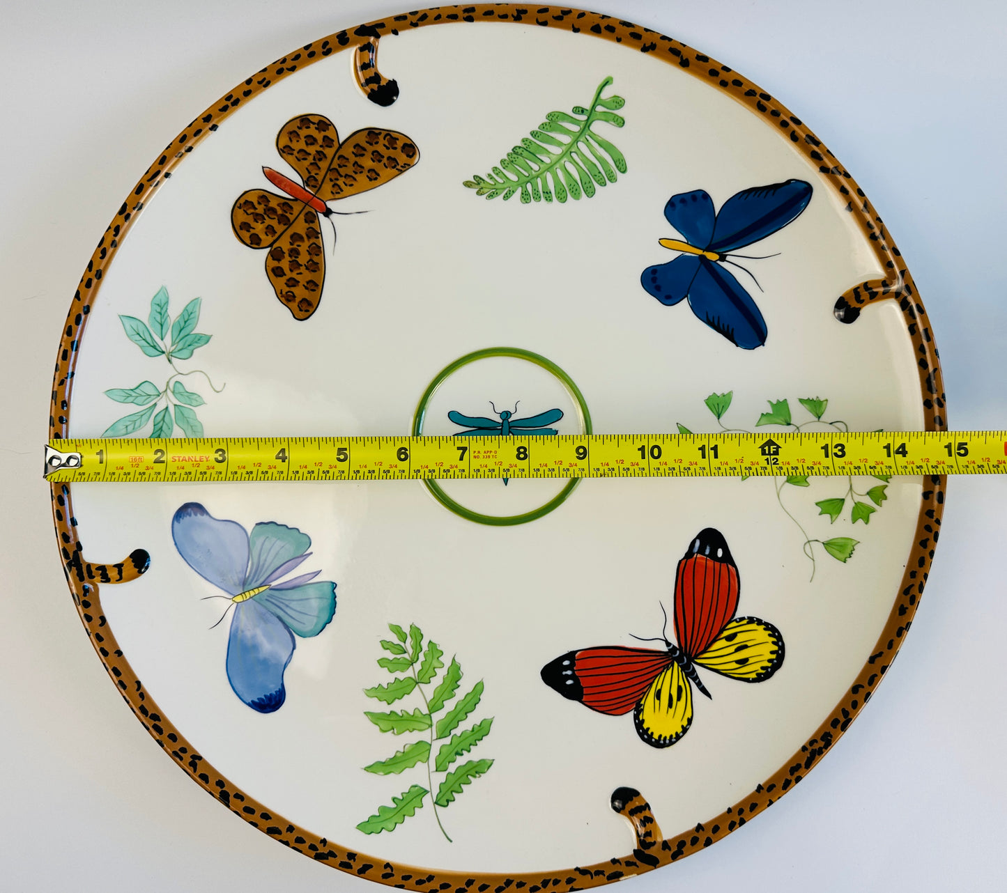 Lynn Chase Butterfly Chip & Dip Server