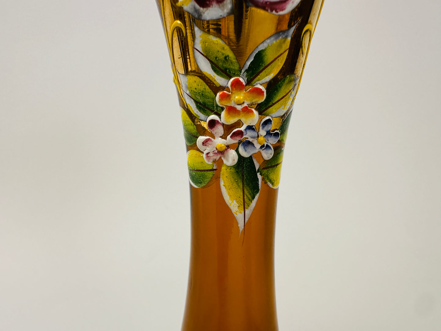 Amber Bohemian Vase