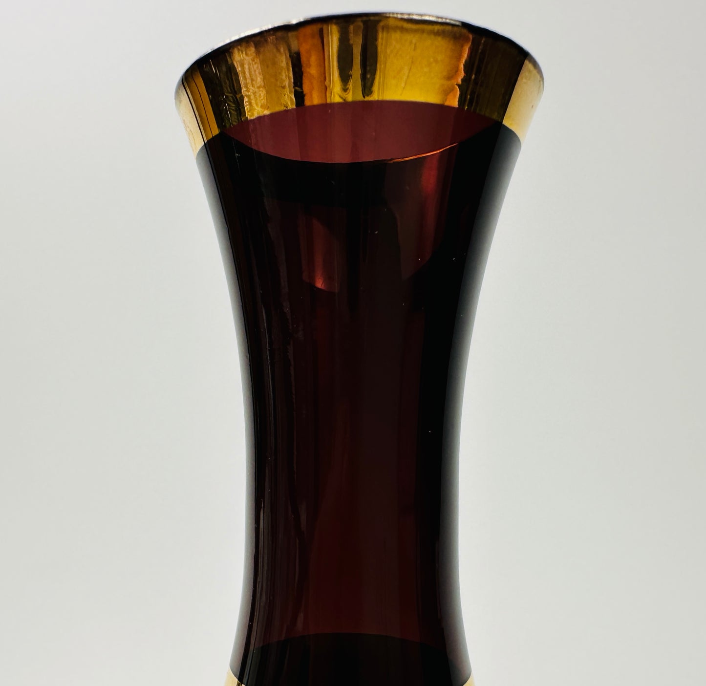 Plum Bohemian Vase