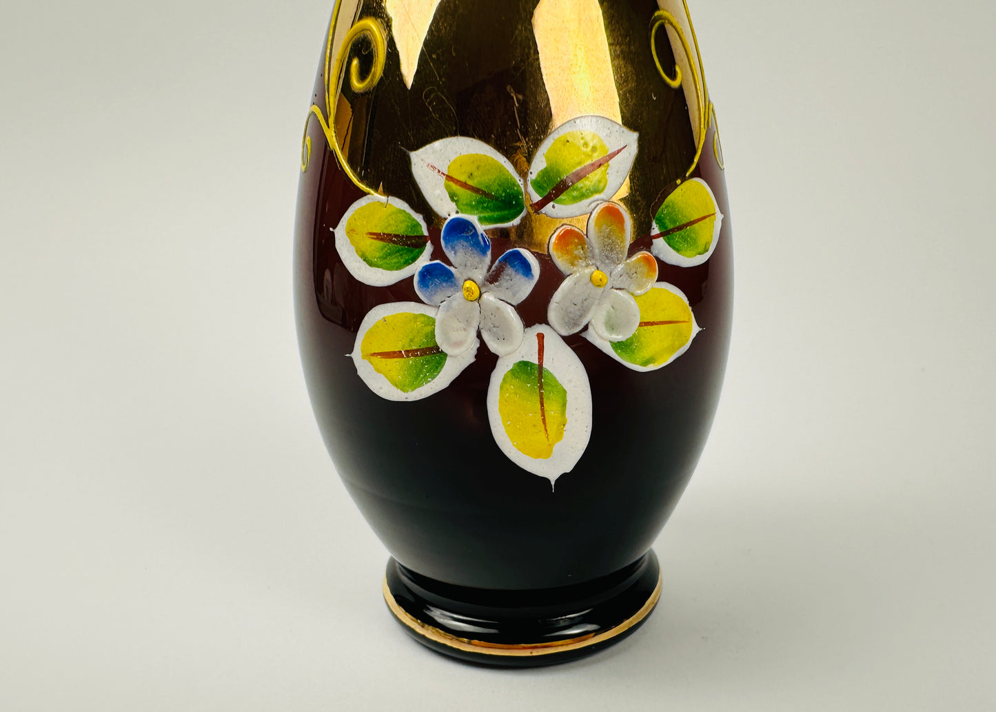 Plum Bohemian Vase