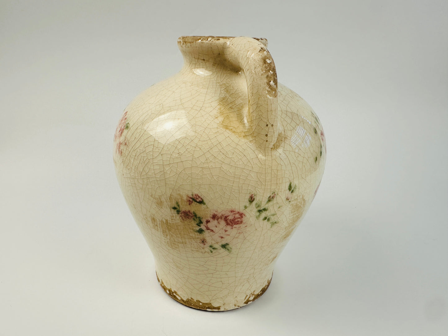 Faded Floral Jug Vase