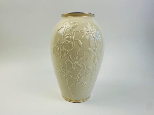 Lenox Cream Iris Vase