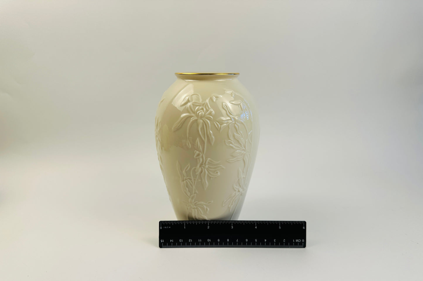 Lenox Cream Iris Vase