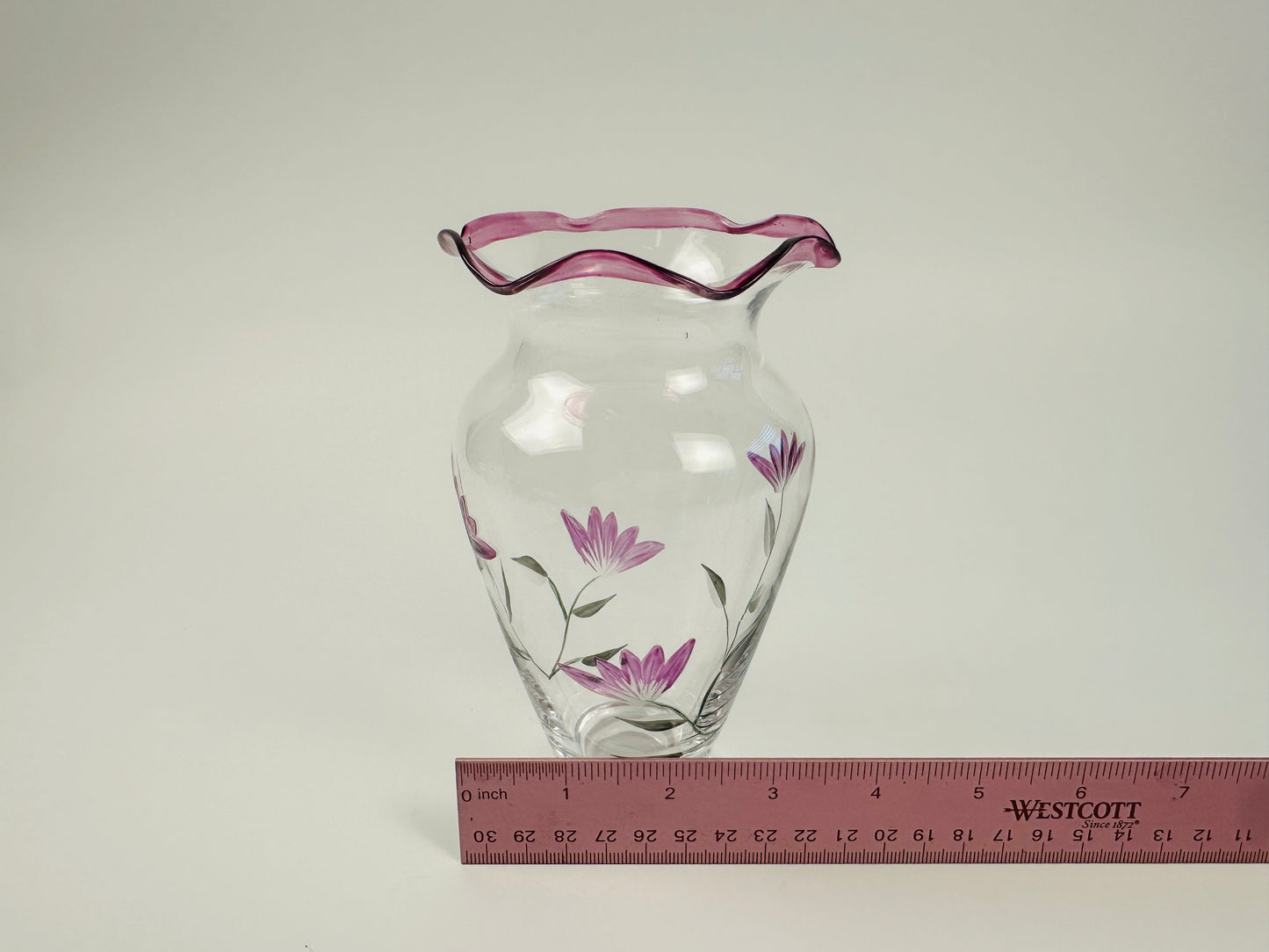 Lenox Purple Floral Vase