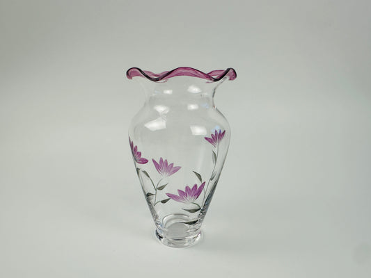 Lenox Purple Floral Vase