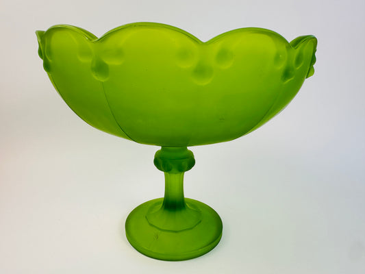 Indiana Glass Green Compote