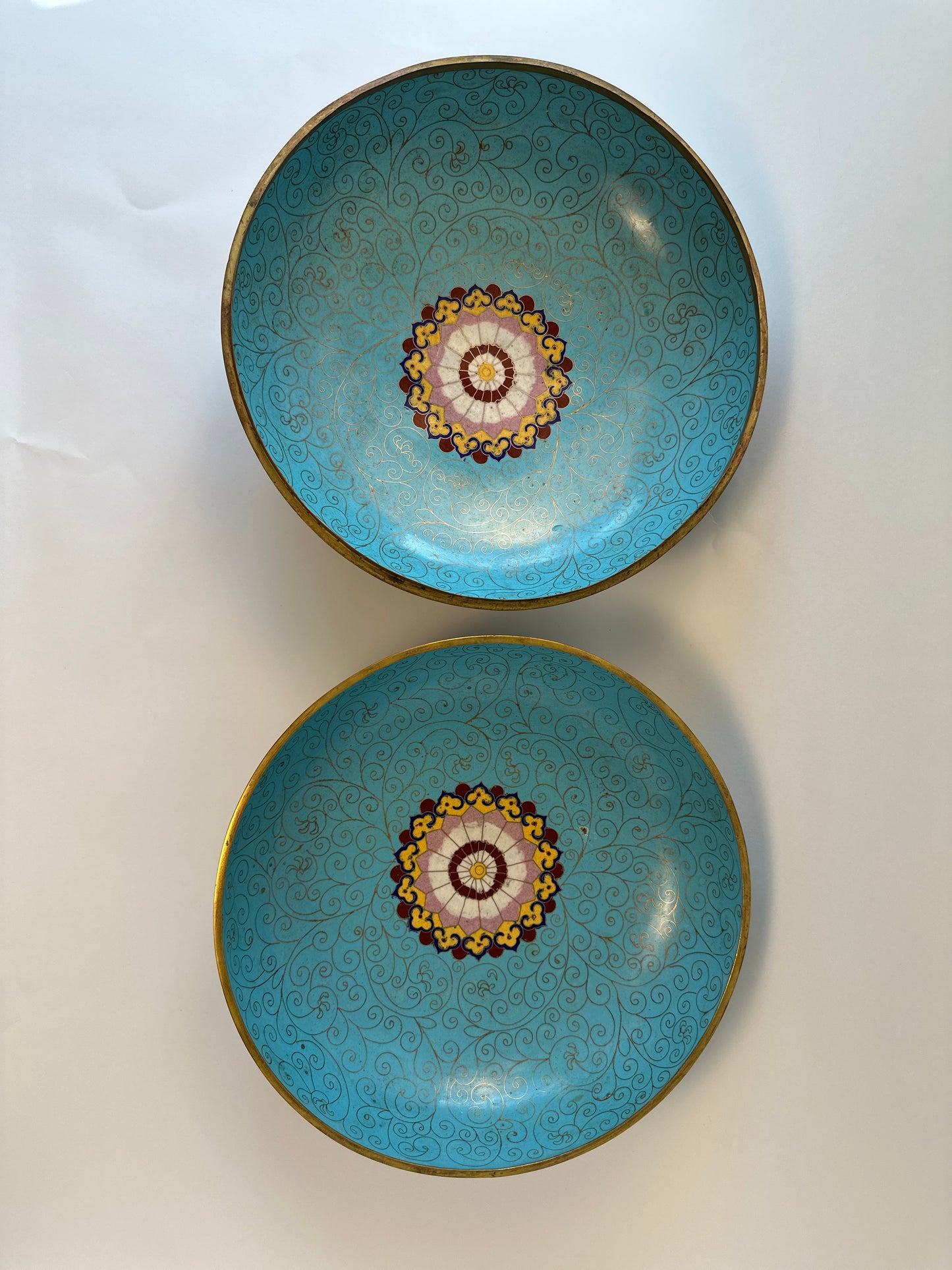 Large Blue Cloisonne Box