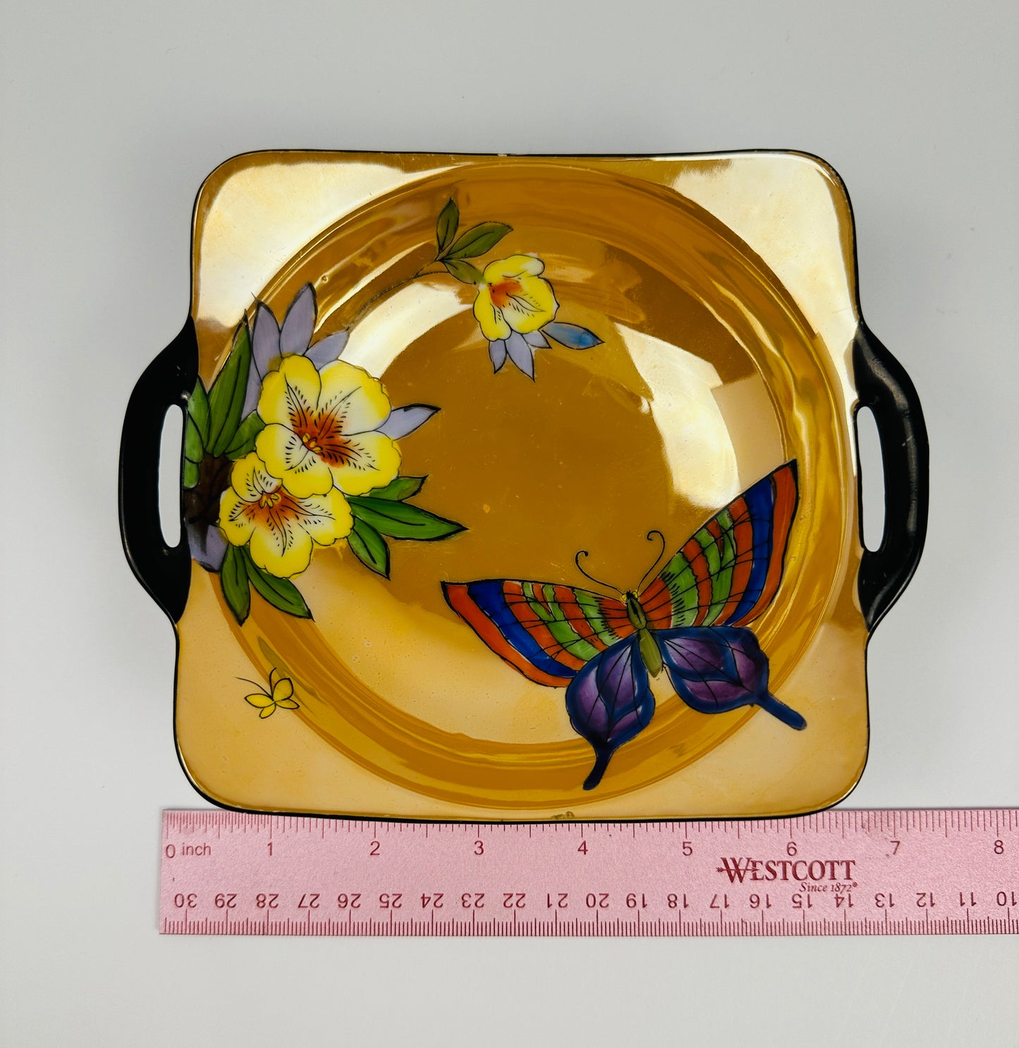 Handpainted Noritake Butterfly Bowl