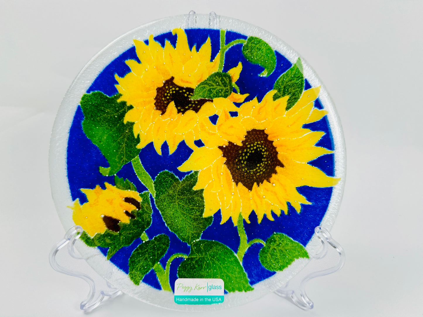 Peggy Kerr Sunflower Plate