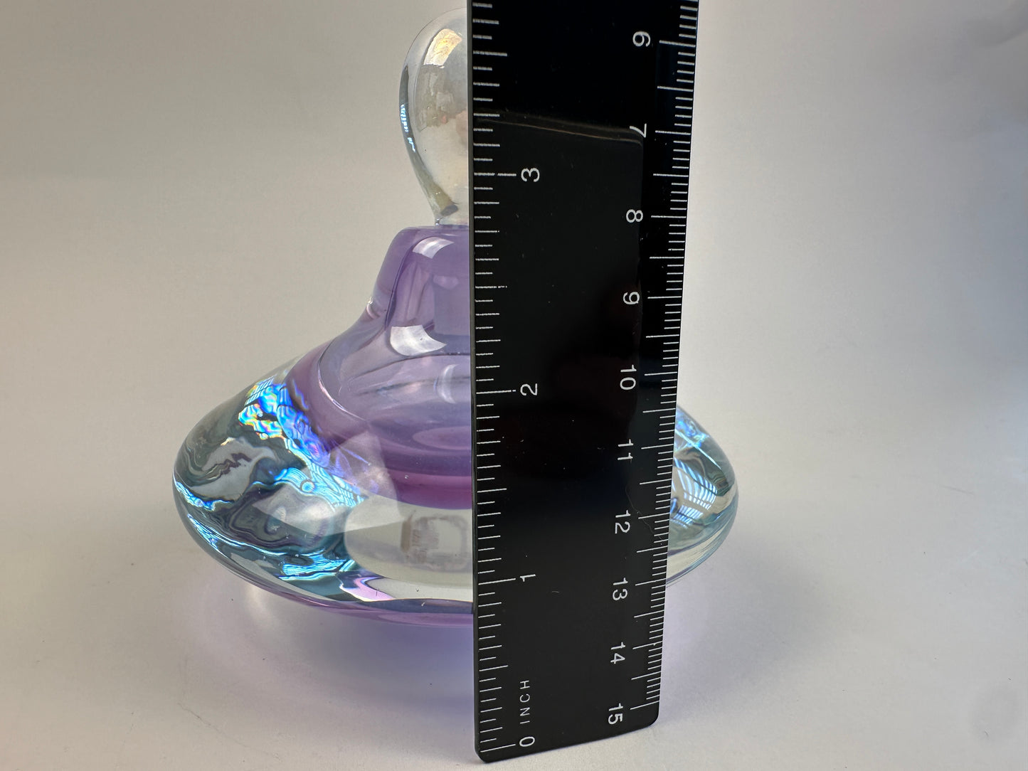 Purple Iridescent Perfume Bottle