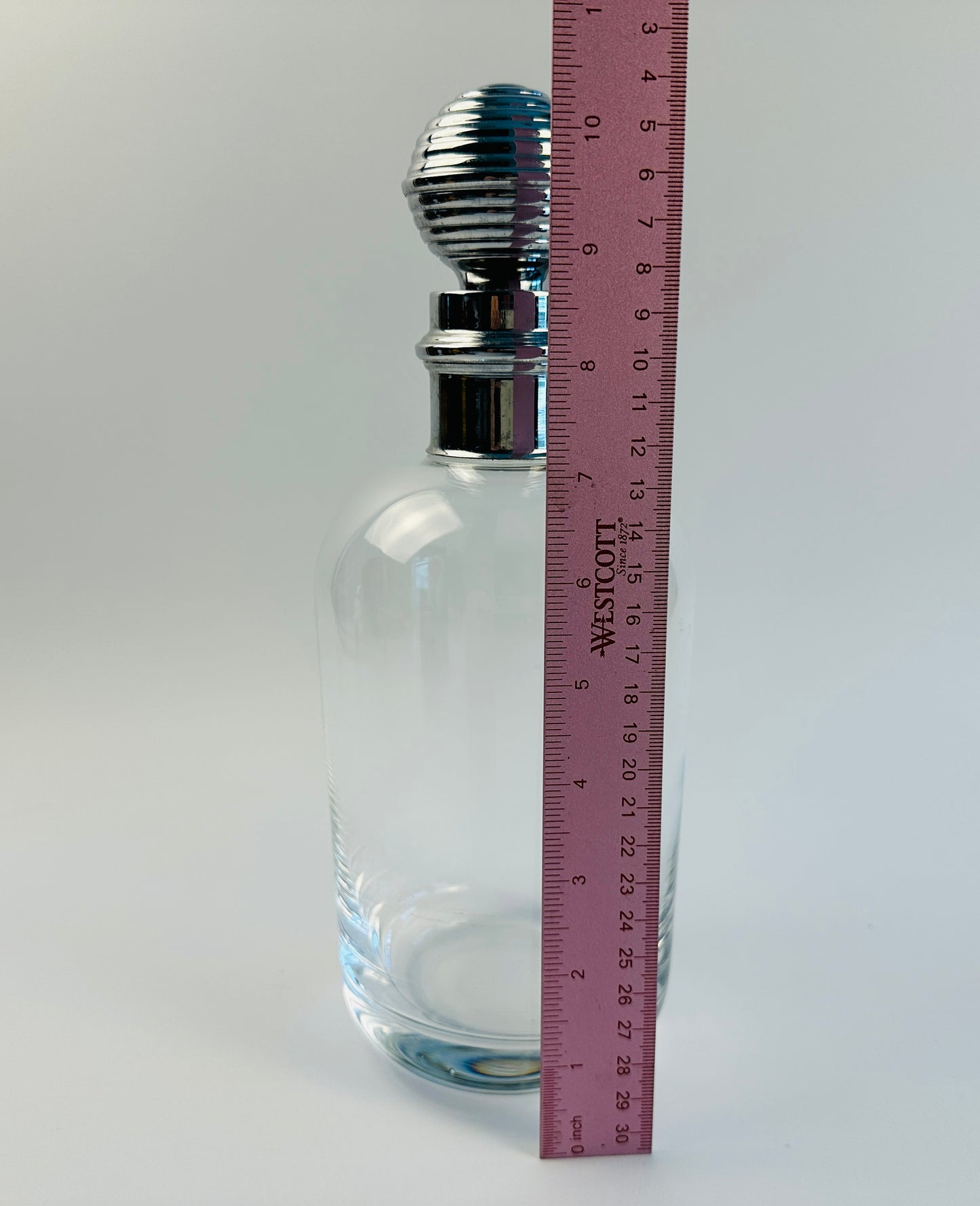 Silver Stopper Bottle