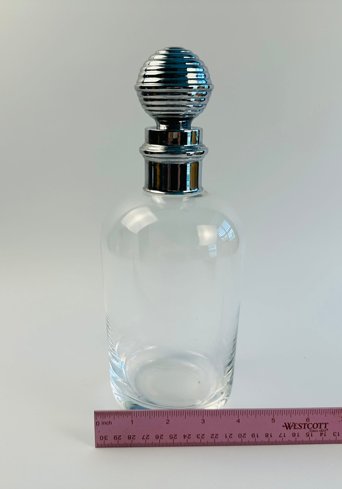 Silver Stopper Bottle