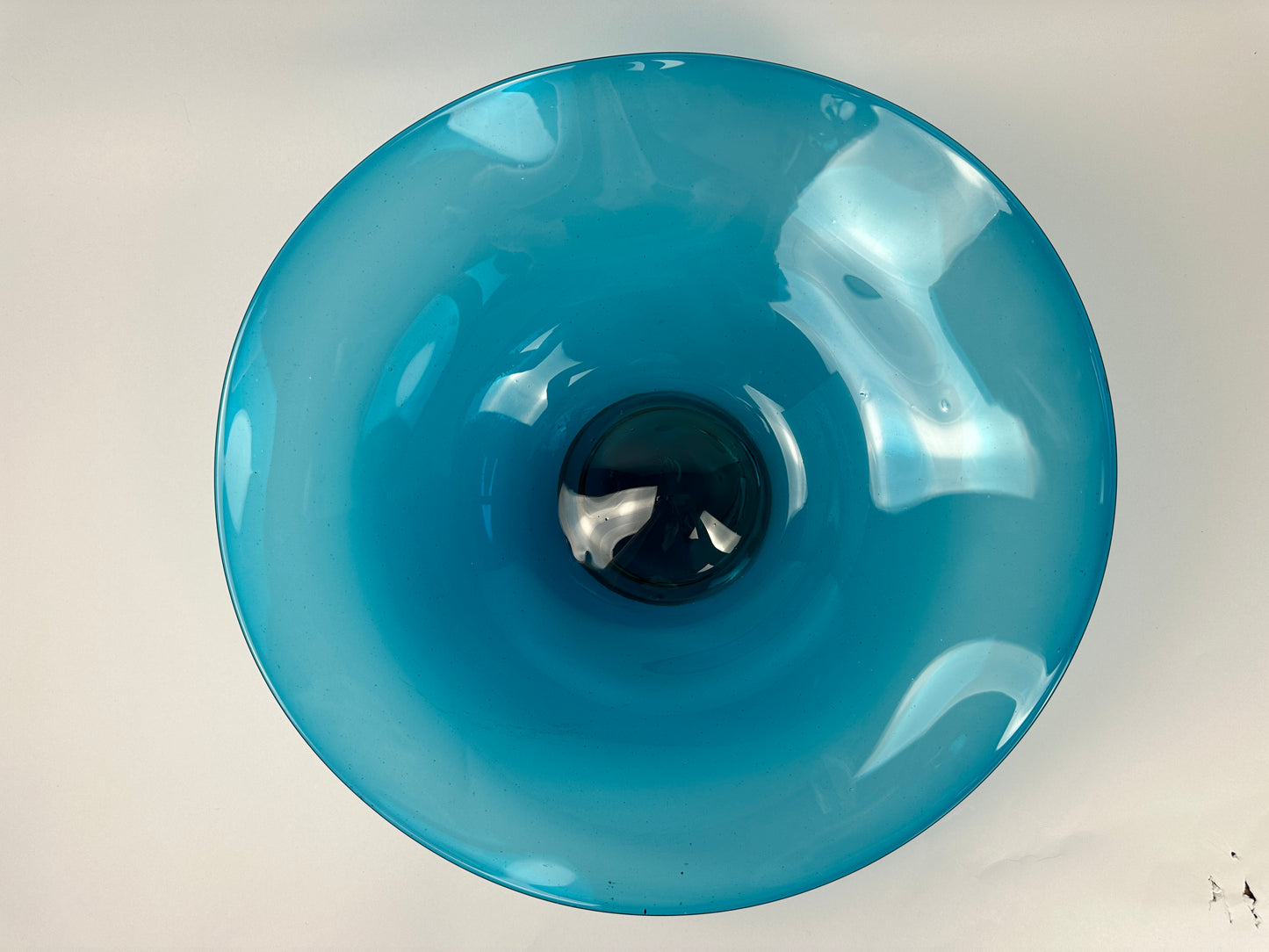 Turquoise Wave Edge Bowl