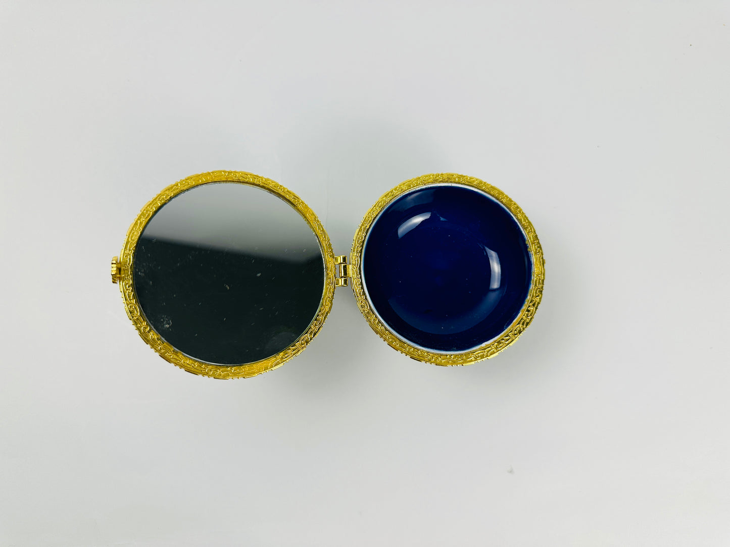 Blue & Gold Ring & Trinket Holder