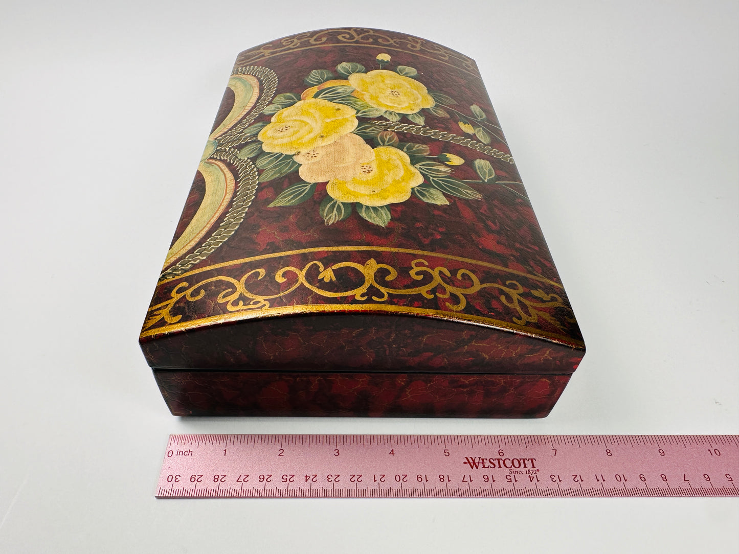 Yellow Rose Textured Box