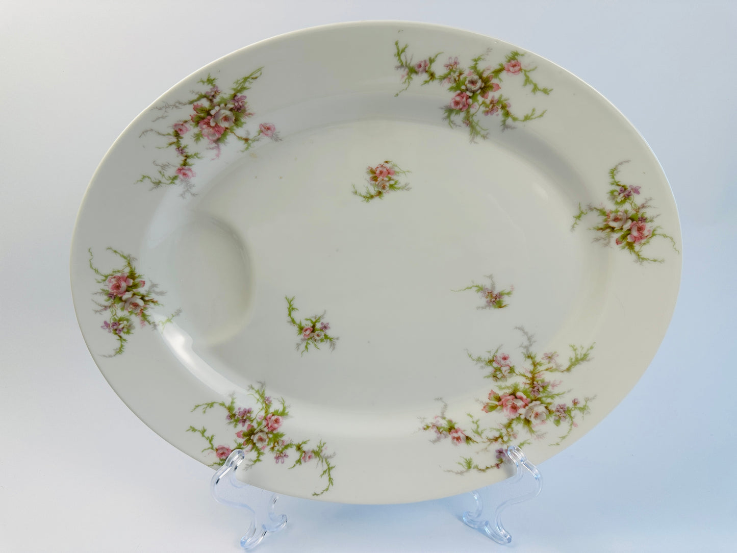 Haviland Pink Rose Medium Platter