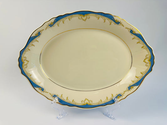 Syracuse China Blue Federal Platter