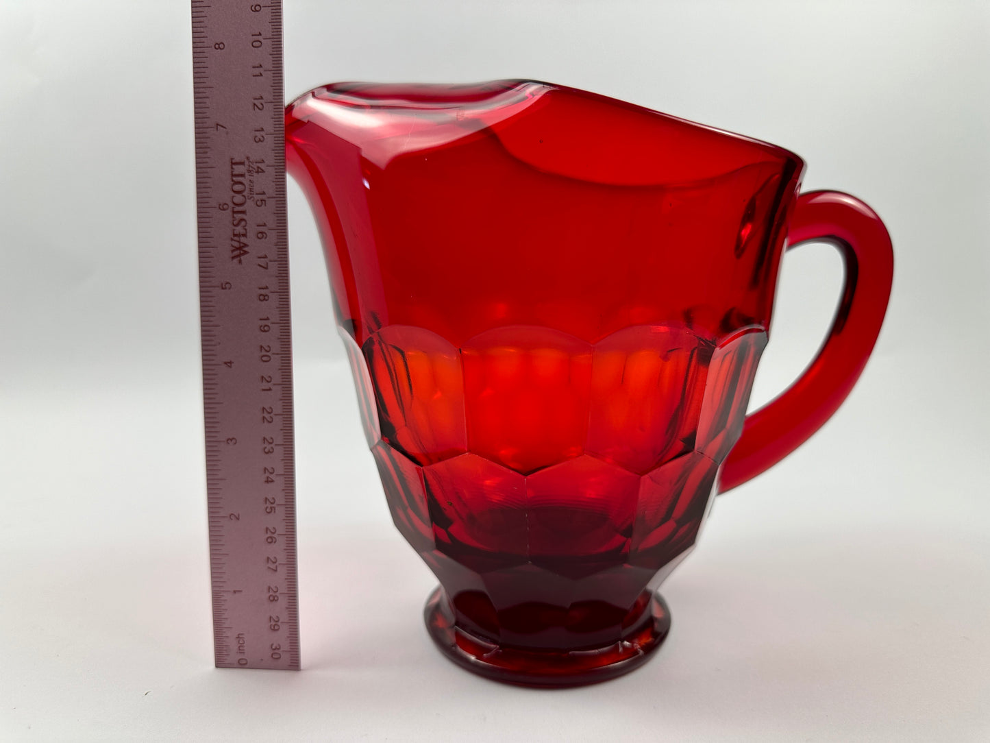 Mosser Georgian Glass Pitcher