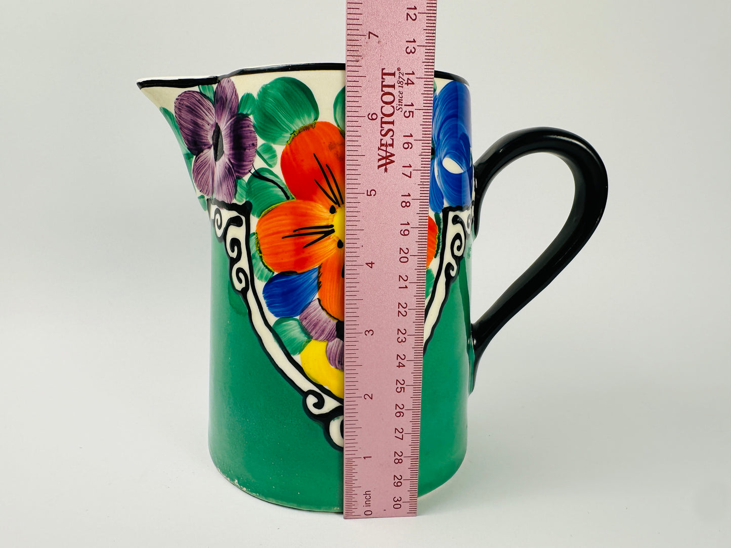 Czech Handpainted Pitcher