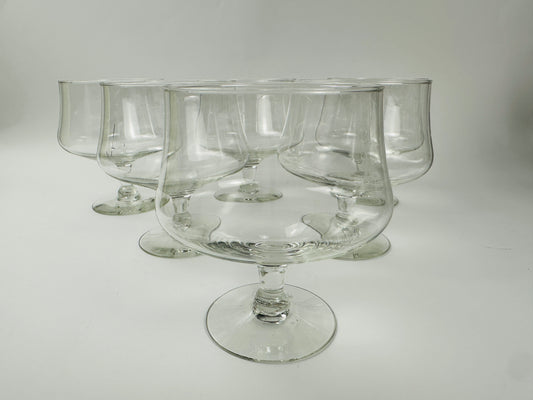 Flared Champagne or Dessert Glasses Set of Six