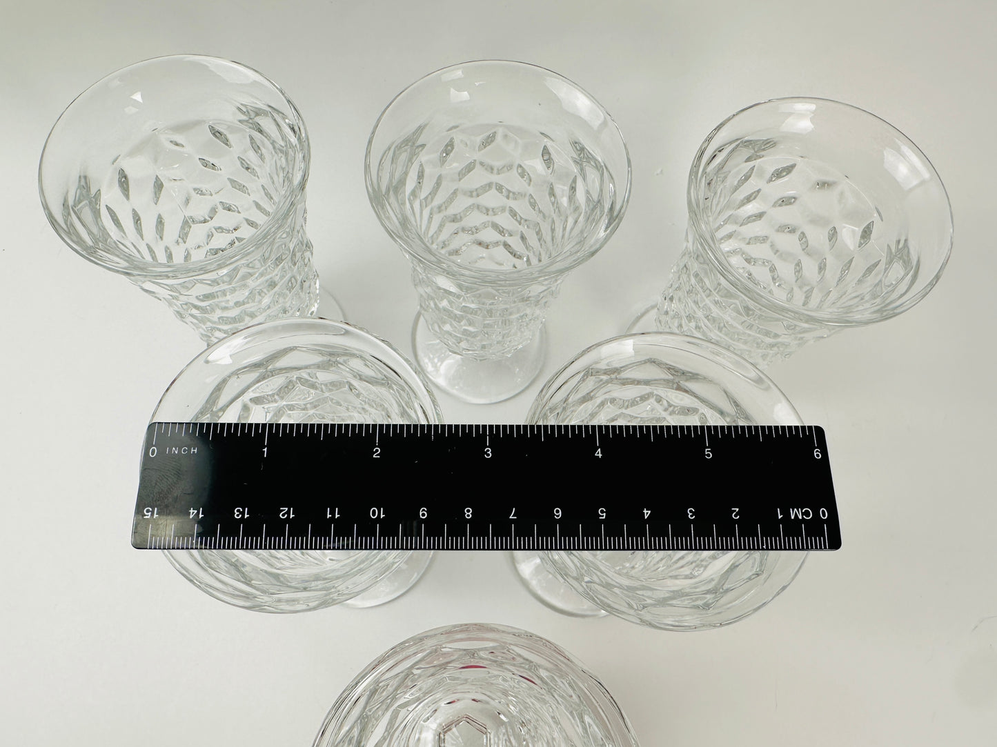 Fostoria American Clear Water or Tea Glasses Set of Six